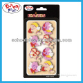 8ct blister card packed angel shaped eraser for promotion